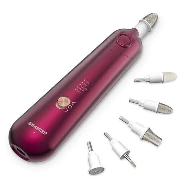 Professional Manicure Pedicure Set, Cordless Electric Nail File Kit,Rechargeable - Picture 7 of 7